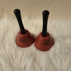 Red and Black Ring for Hug and Kiss Bells